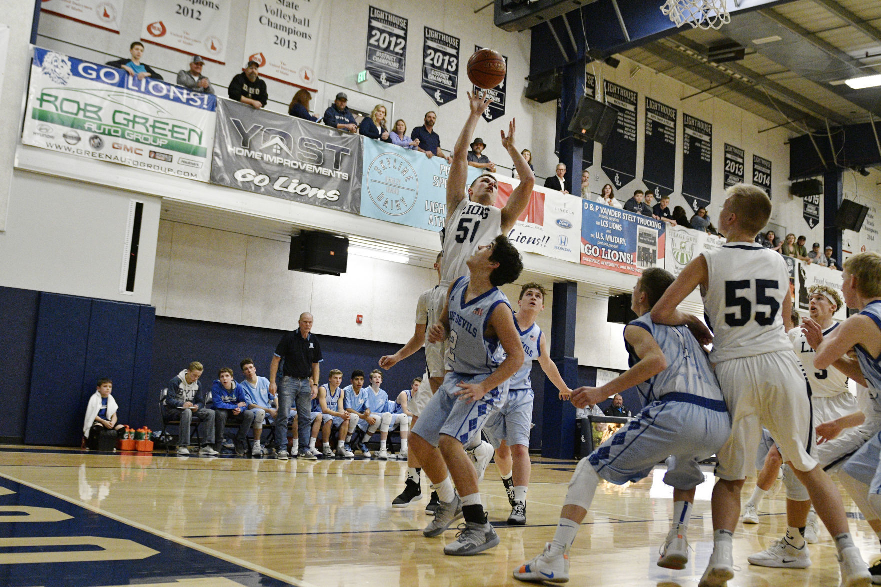 Boys Basketball - Dietrich Vs. Lighthouse Christian